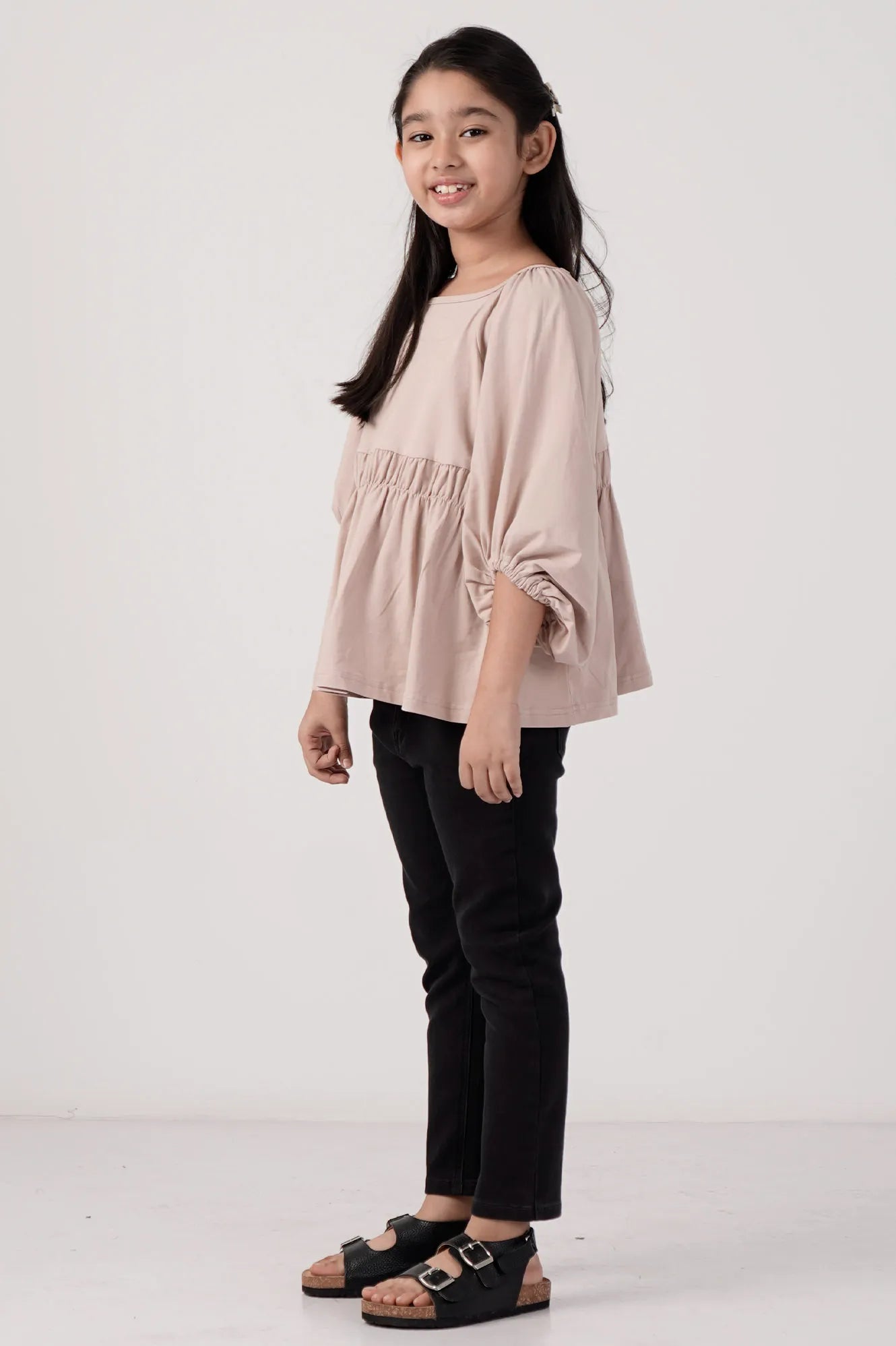 Girl's T-shirt (8-13Y) (Beige)
