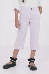 Girl's Woven Bottom (2-7Y) (Lavender)
