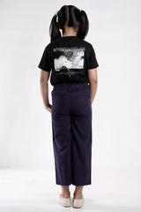 Girl's Woven Bottom (8-13Y) (Navy)