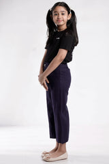 Girl's Woven Bottom (8-13Y) (Navy)