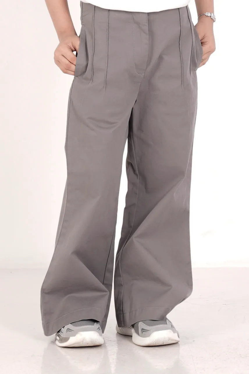 Girl's Woven Bottom (8-13Y) (Ash)