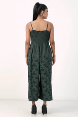 Women's Jumpsuit (Bottle Green)