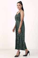 Women's Jumpsuit (Bottle Green)