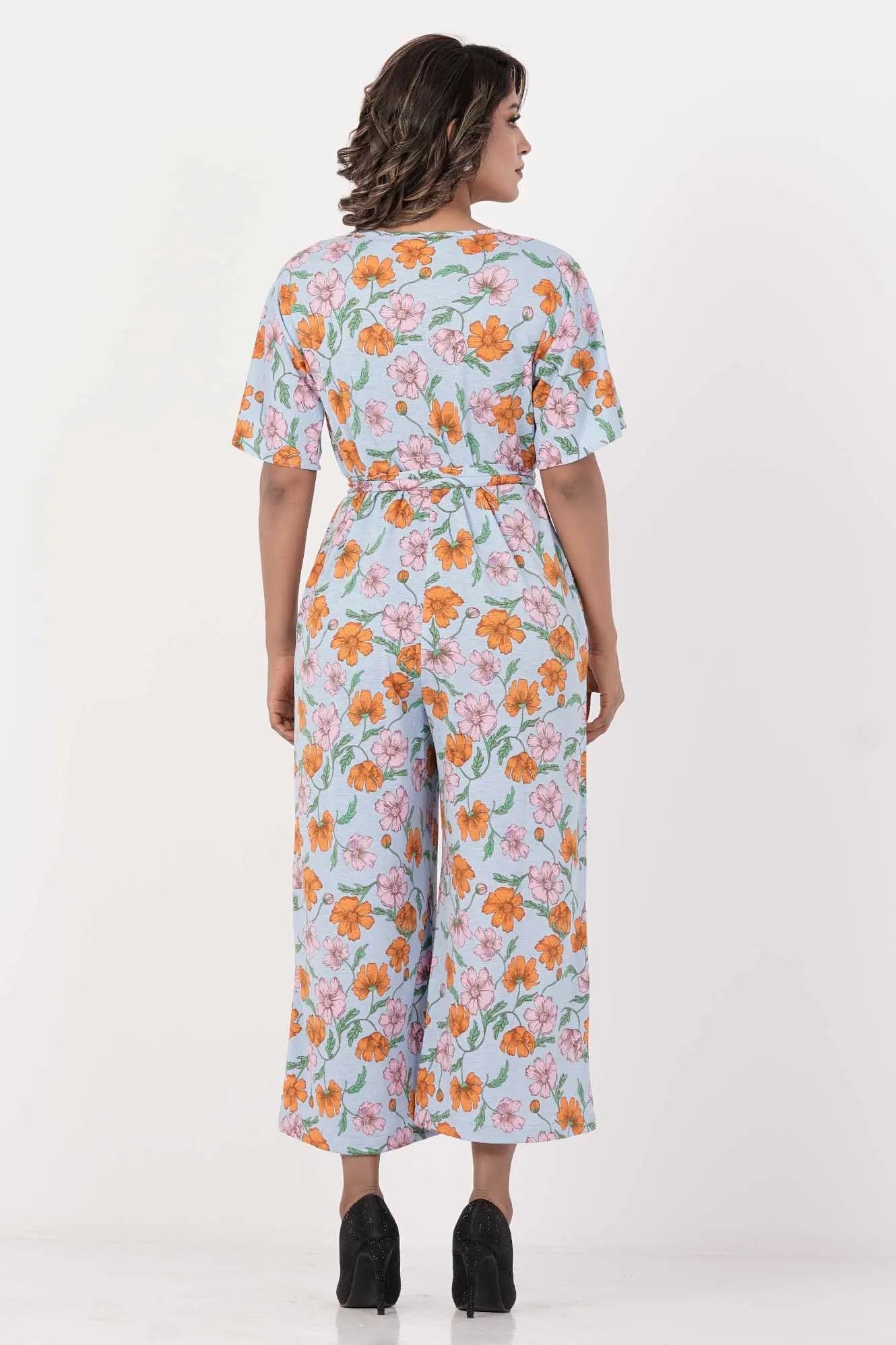 Women's Jumpsuit (Sky Blue)