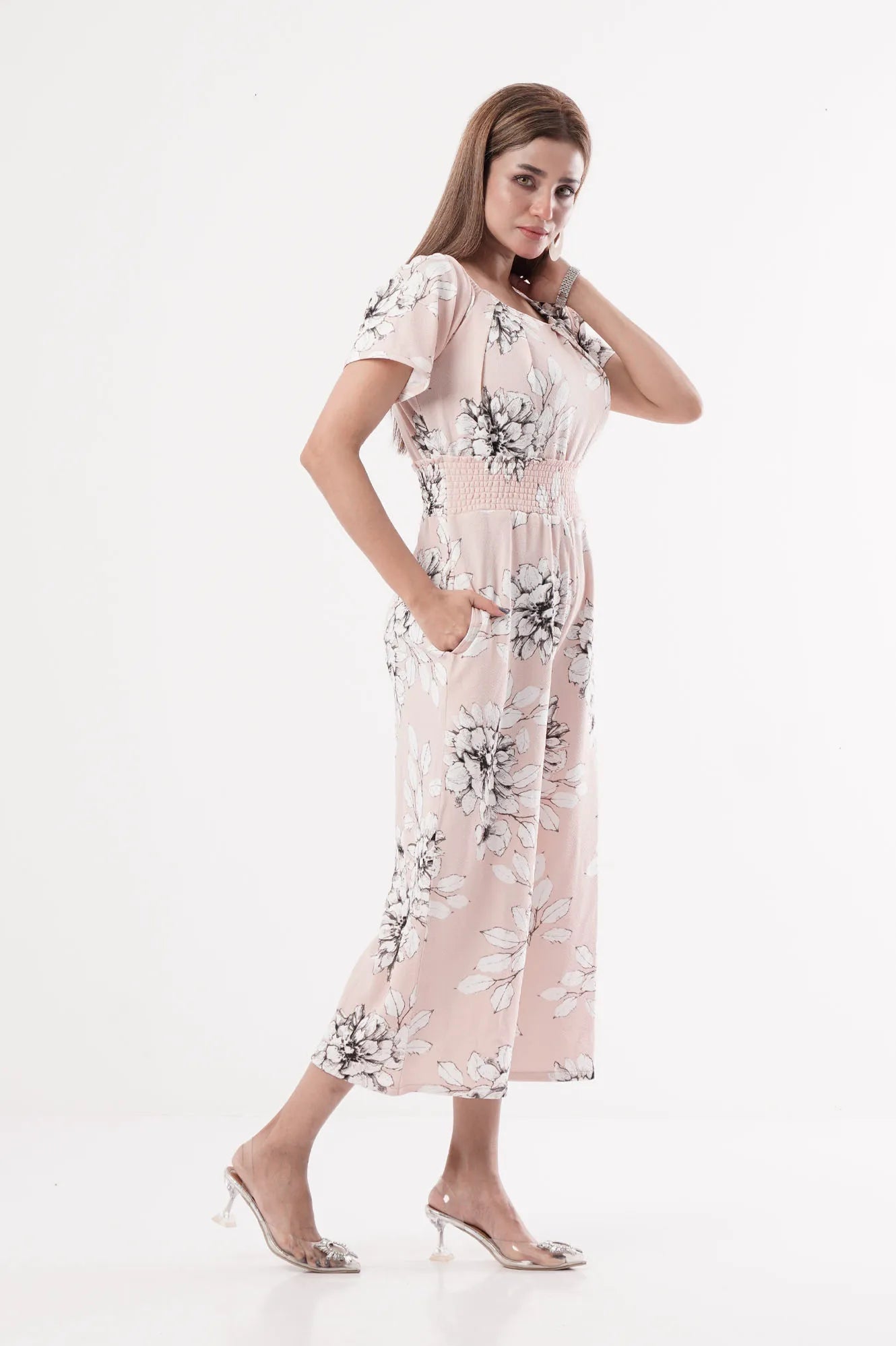 Women's Jumpsuit (Peach)