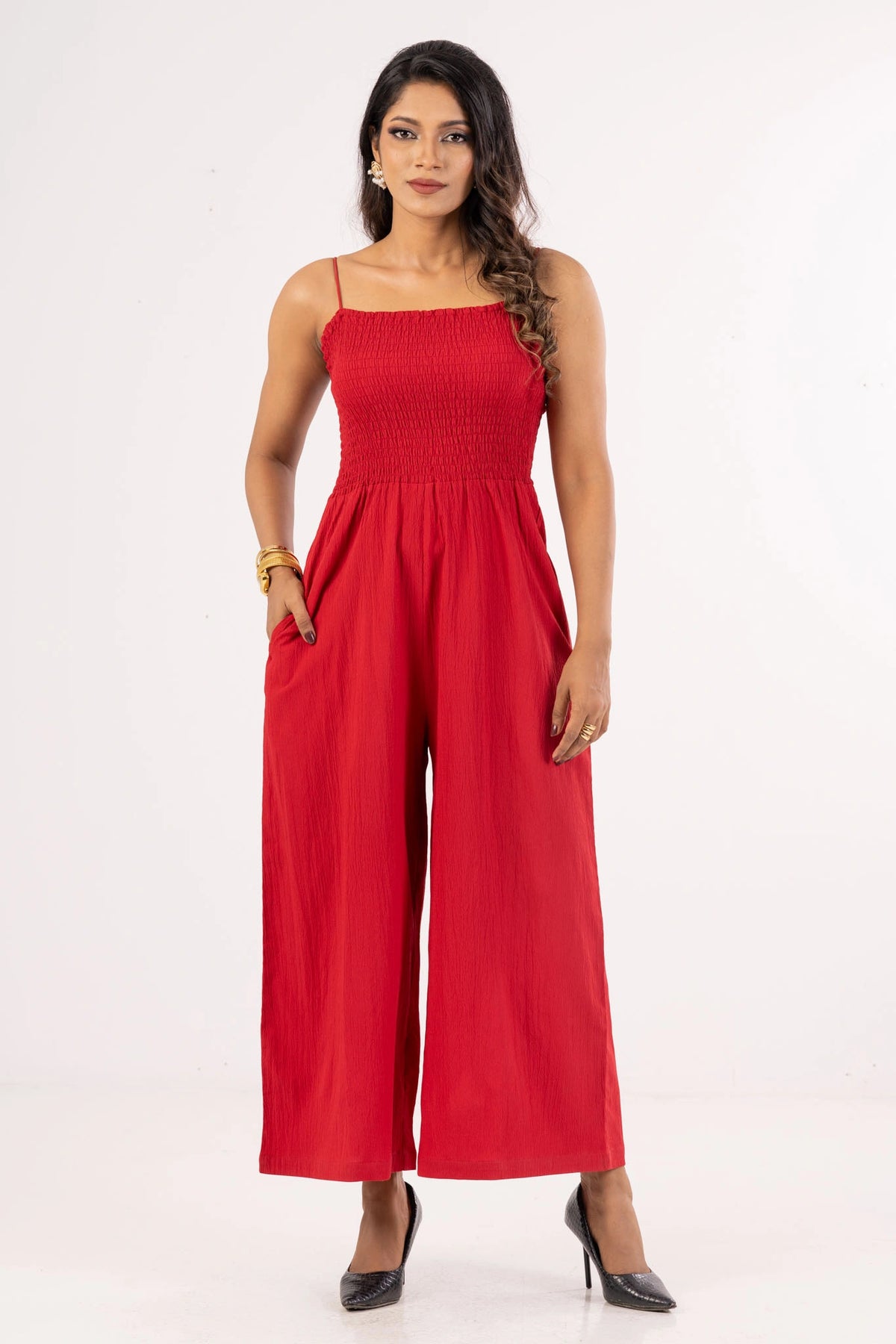 Women's Jumpsuit (Red)