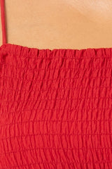 Women's Jumpsuit (Red)