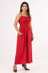 Women's Jumpsuit (Red)