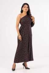 Women's Jumpsuit (Black Printed)