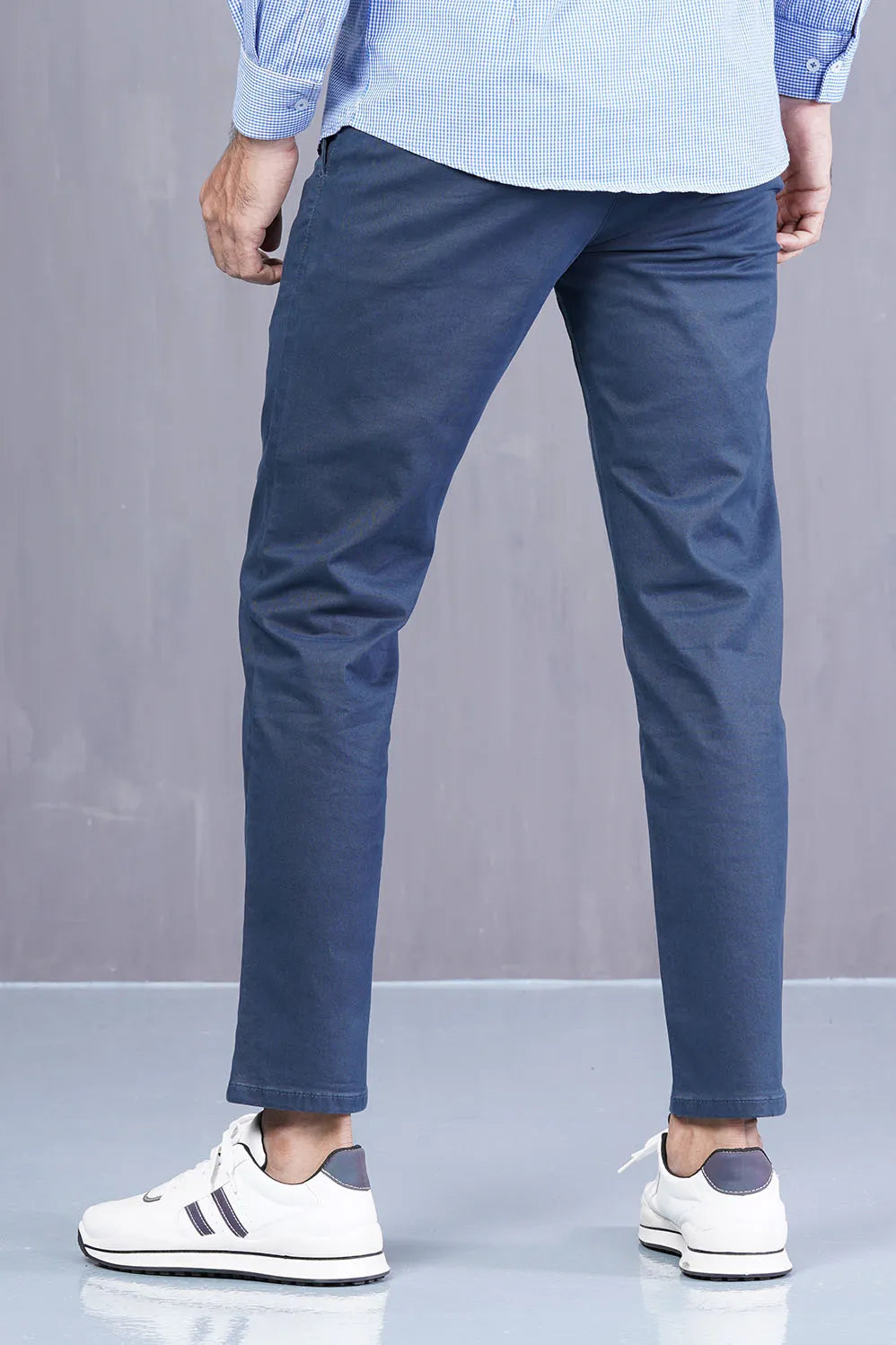Men's Basic Chino Pant (Bluish Grey)