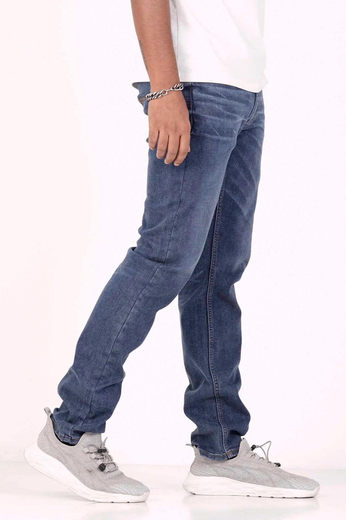 Men's Basic Denim Pant (Medium Wash)