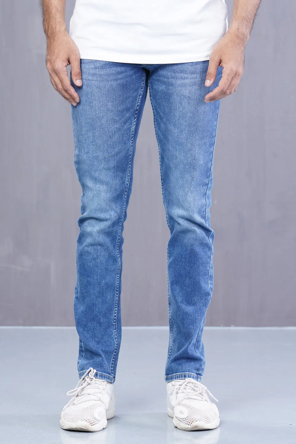 Men's Basic Denim Pant (Medium Wash)