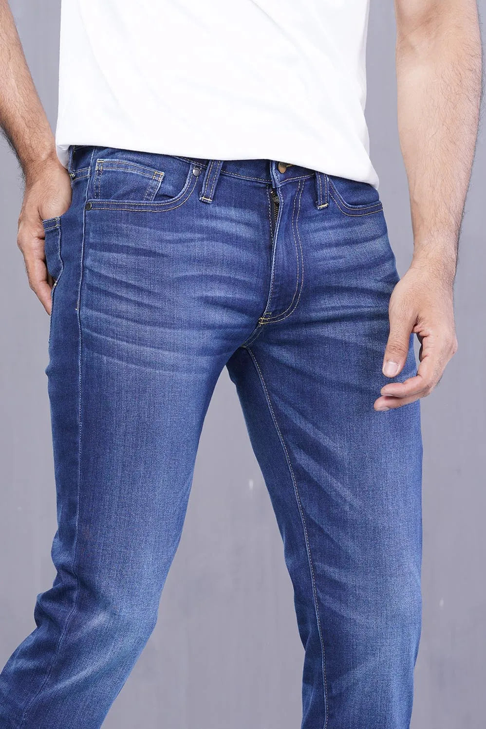 Men's Basic Denim Pant (Dark Wash)