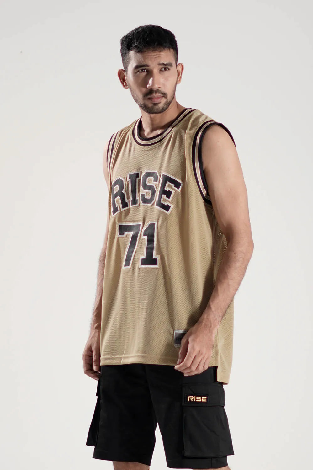 Men's Baseball Jersey (Khaki)