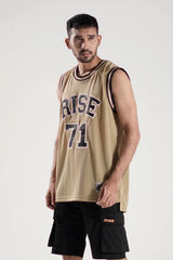 Men's Baseball Jersey (Khaki)
