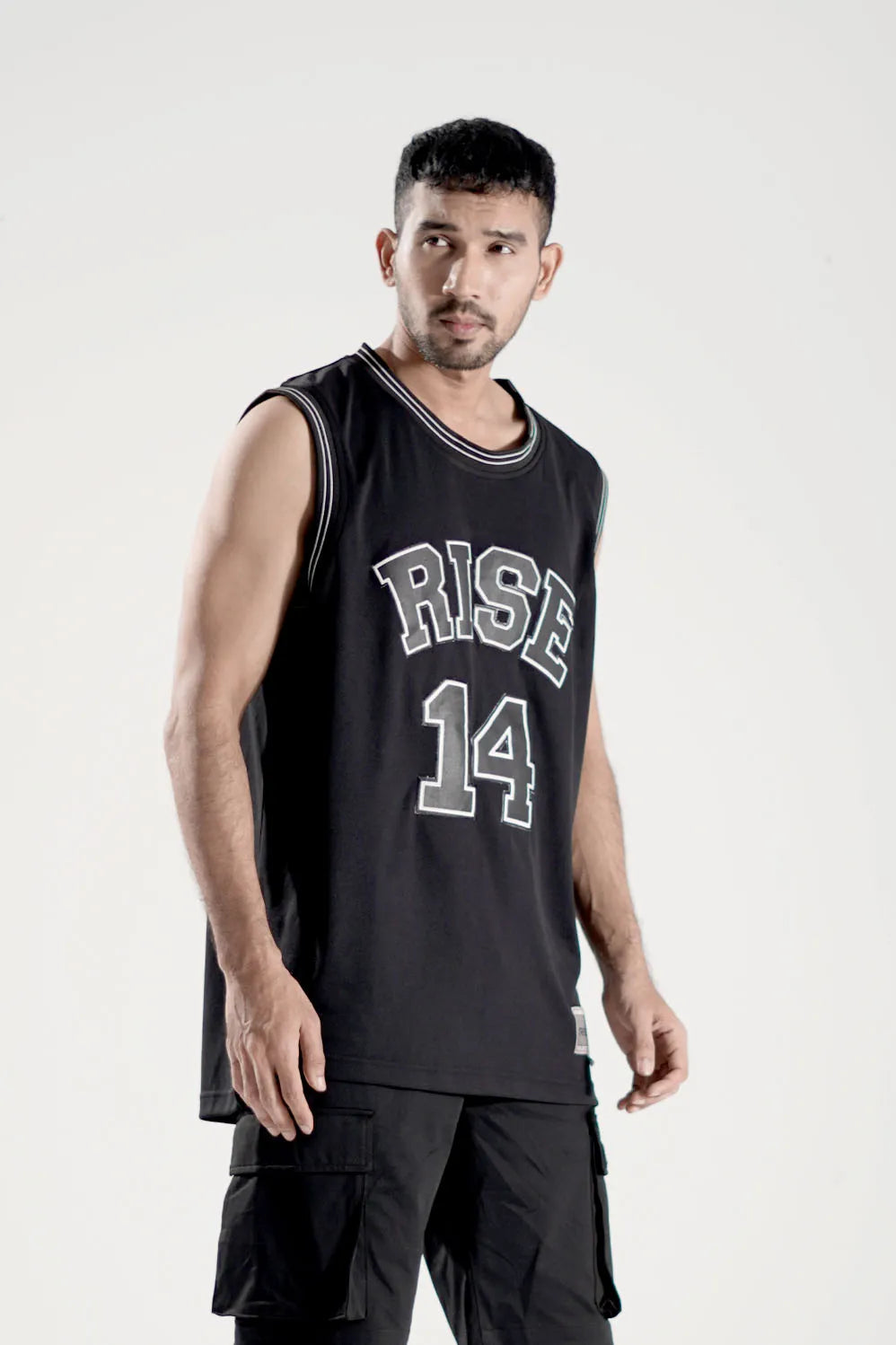 Men's Baseball Jersey (Black)