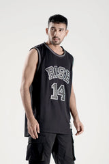 Men's Baseball Jersey (Black)