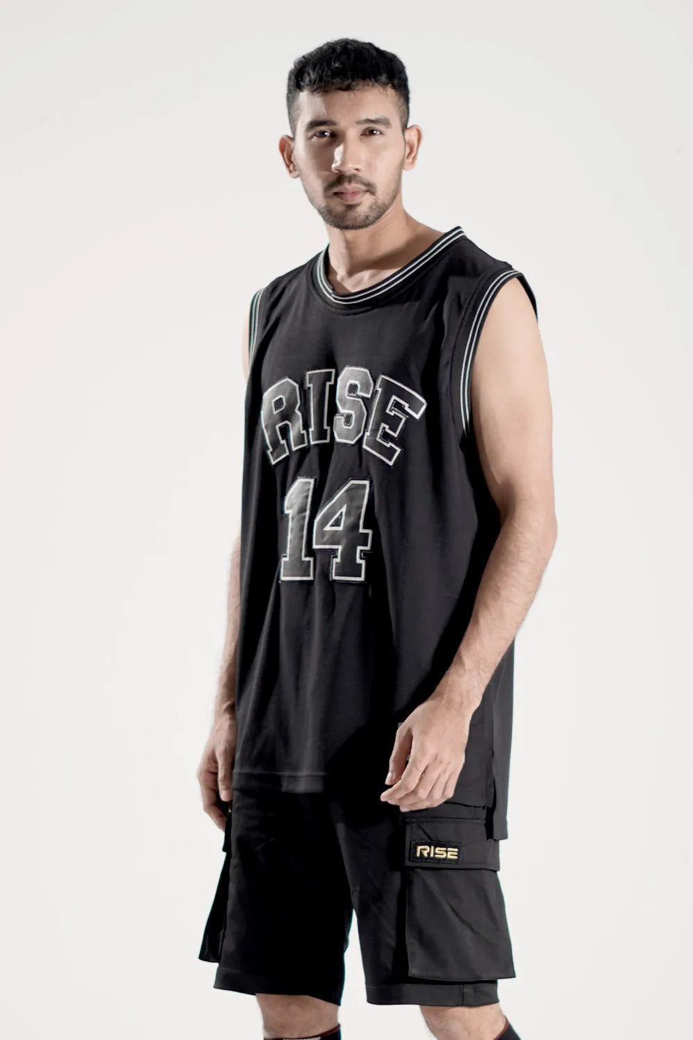 Men's Baseball Jersey (Black)