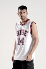 Men's Baseball Jersey (White)