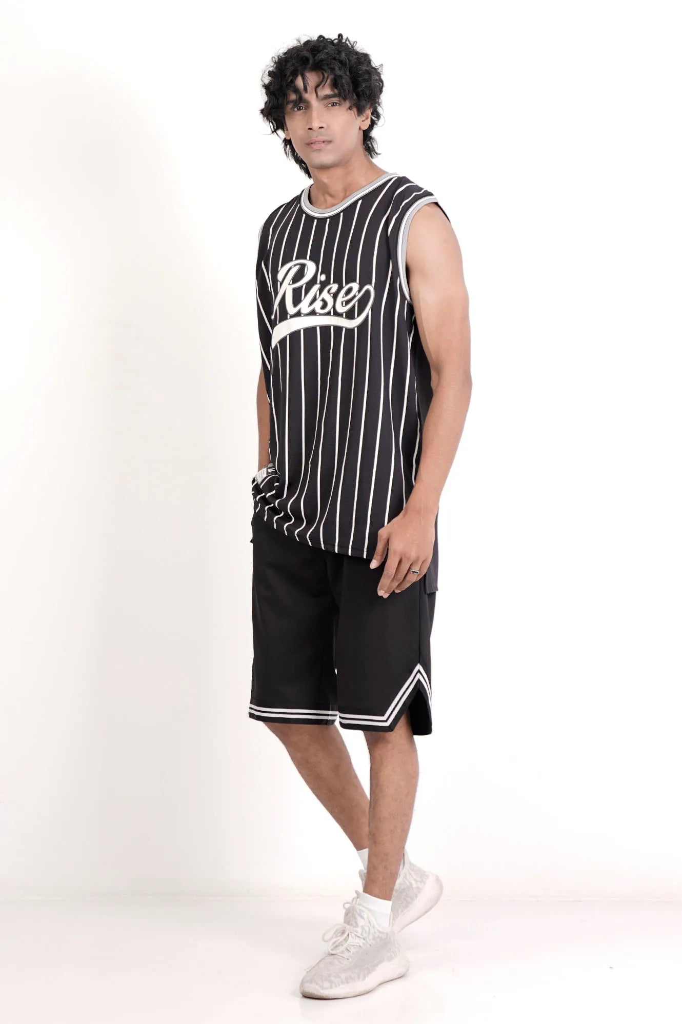 Men's Baseball Jersey (Black)