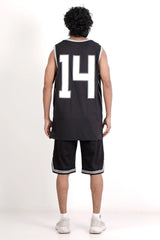Men's Baseball Jersey (Black)