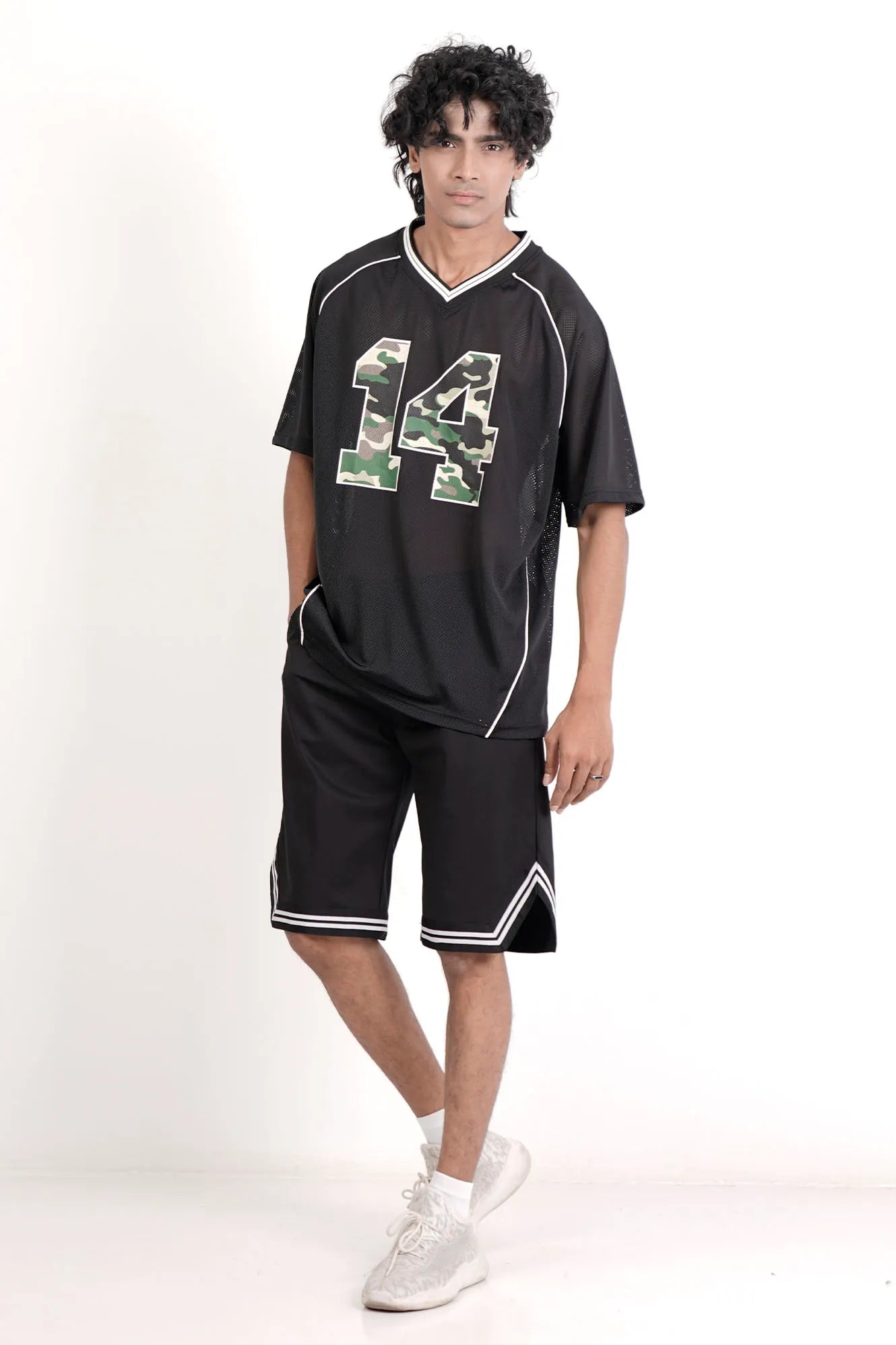 Men's Baseball Jersey (Black)