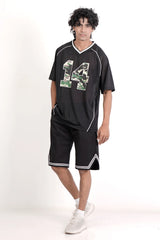 Men's Baseball Jersey (Black)