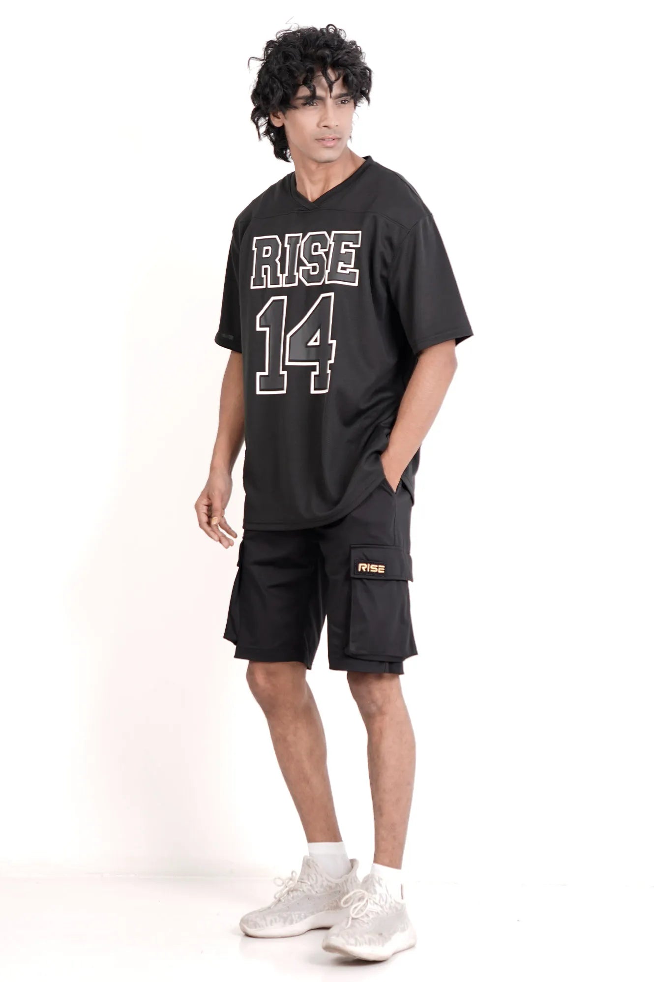 Men's Baseball Jersey (Black)