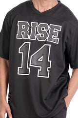Men's Baseball Jersey (Black)