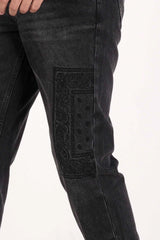 Men's Denim Pant (Bandana Black)