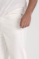Men's Denim Pant (White)