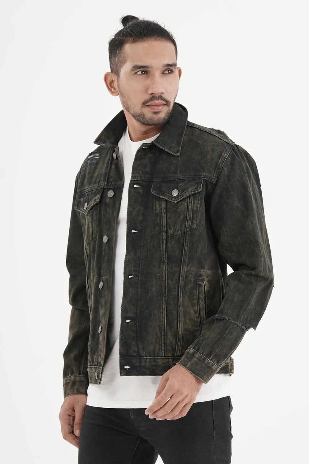 Men's Denim Jacket (Black)