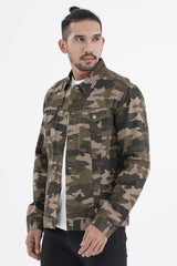 Men's Denim Jacket (Camo)