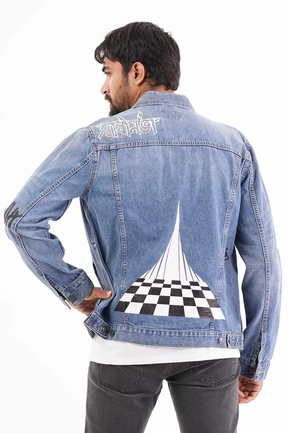 Men's Denim Jacket (Medium Wash)