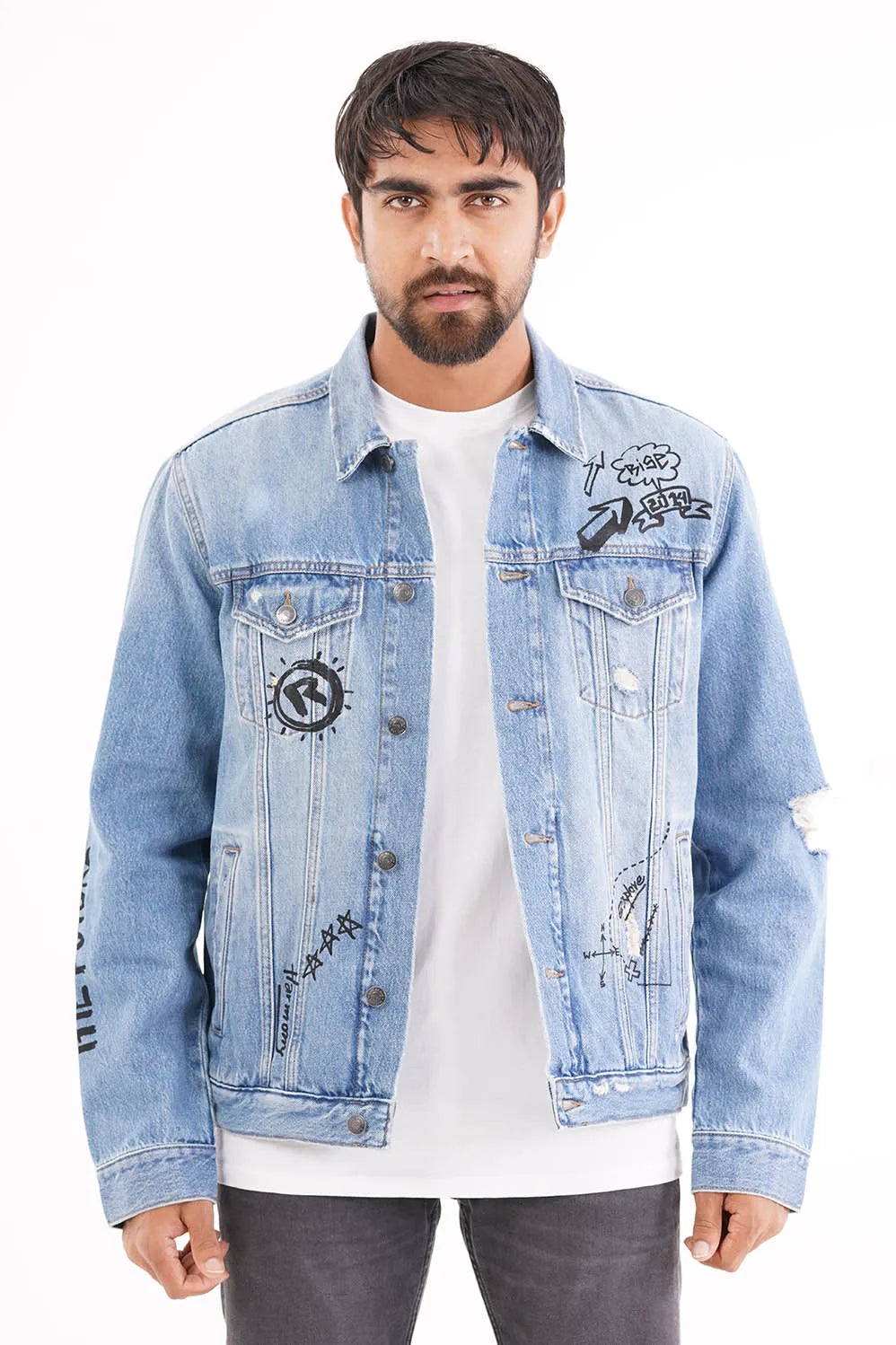 Men's Denim Jacket (Light Wash)