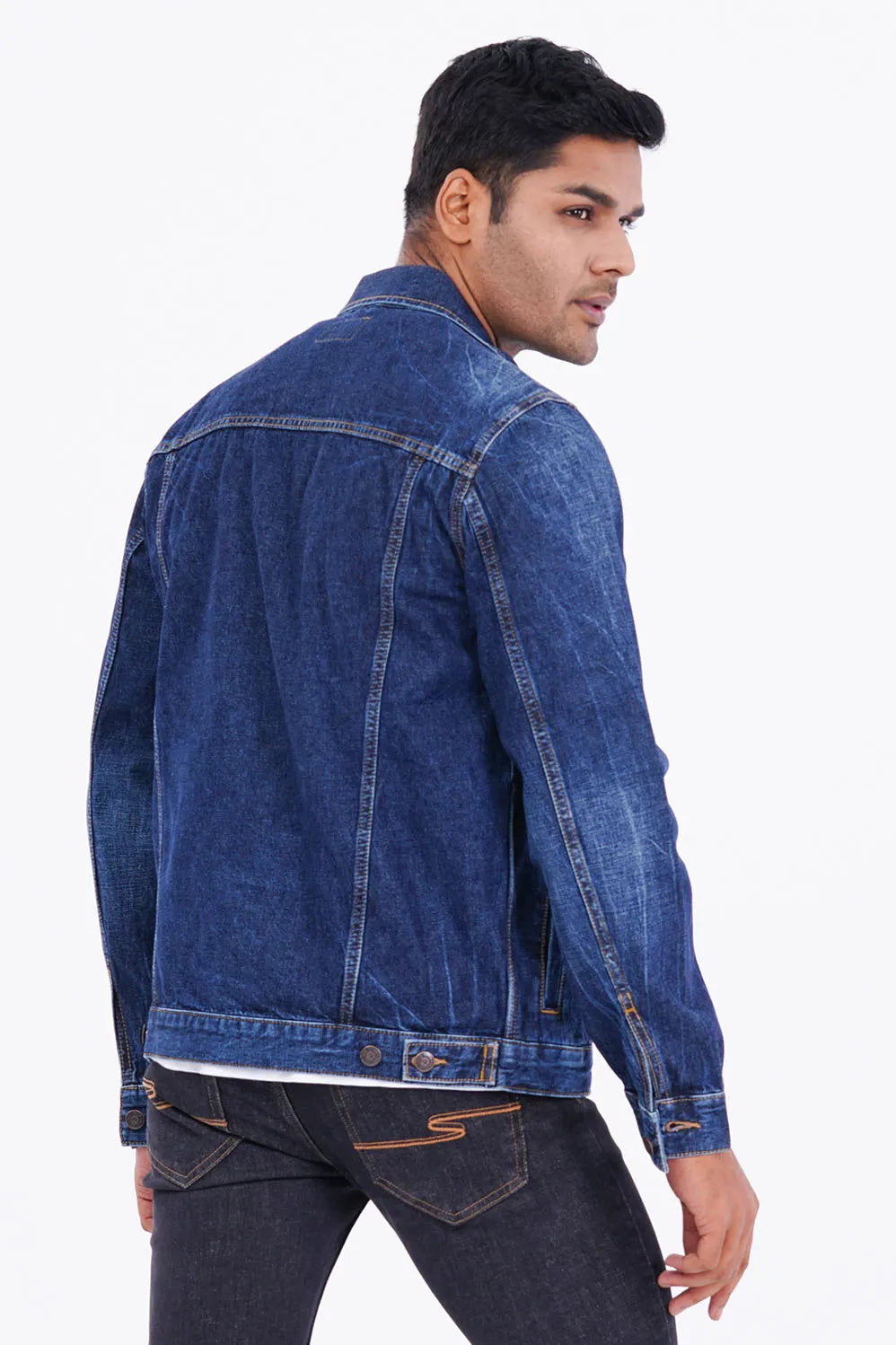 Men's Denim Jacket (Dark Wash)