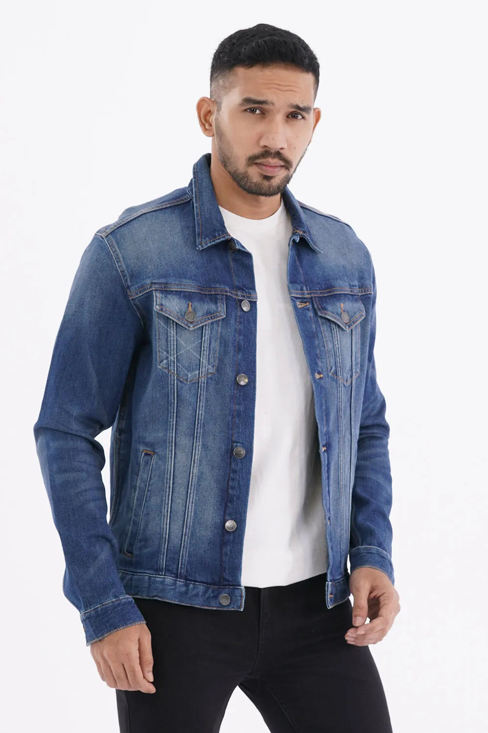 Men's Denim Jacket (Dark Wash)