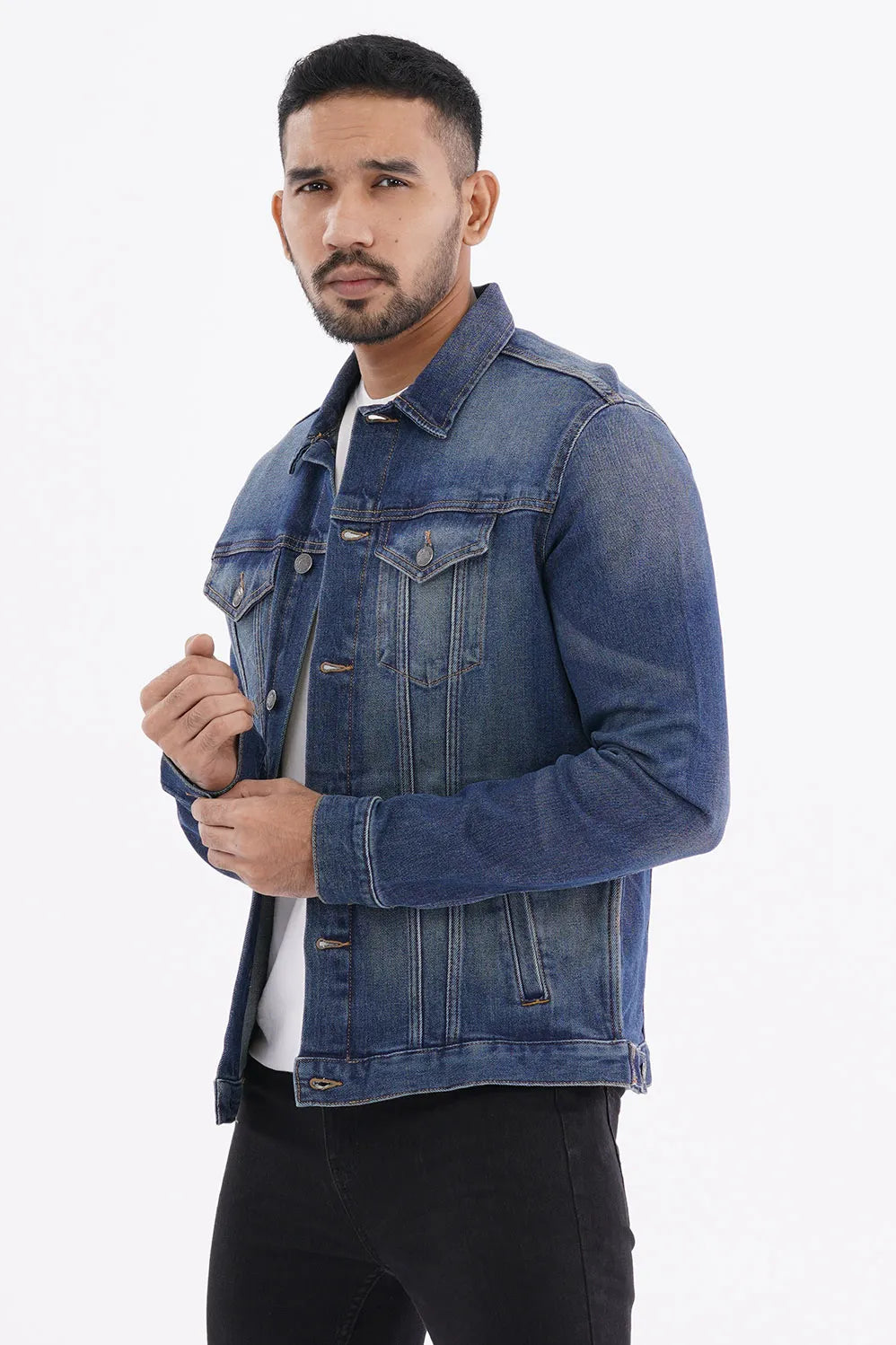 Men's Denim Jacket (Dark Wash)