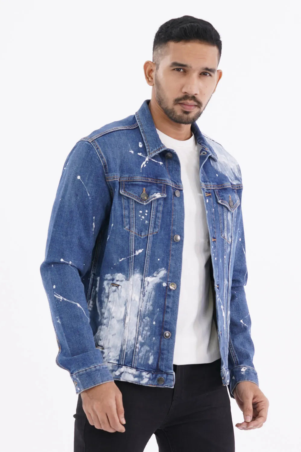 Men's Denim Jacket (Medium Wash)