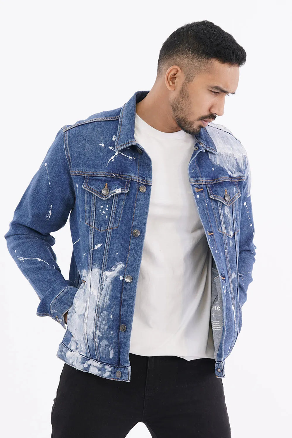 Men's Denim Jacket (Medium Wash)