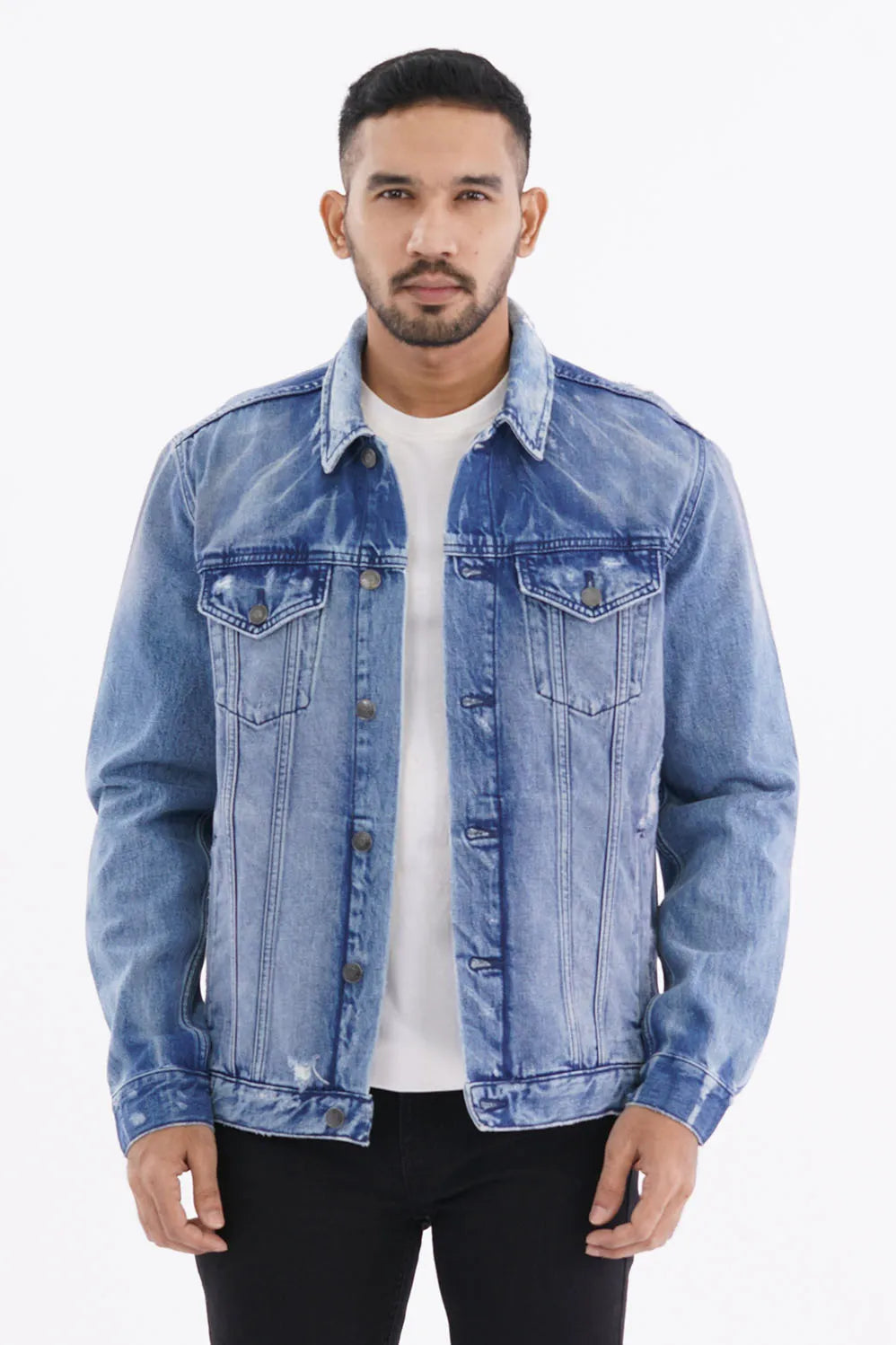 Men's Denim Jacket (Medium Wash)