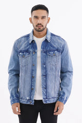 Men's Denim Jacket (Medium Wash)