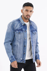 Men's Denim Jacket (Medium Wash)