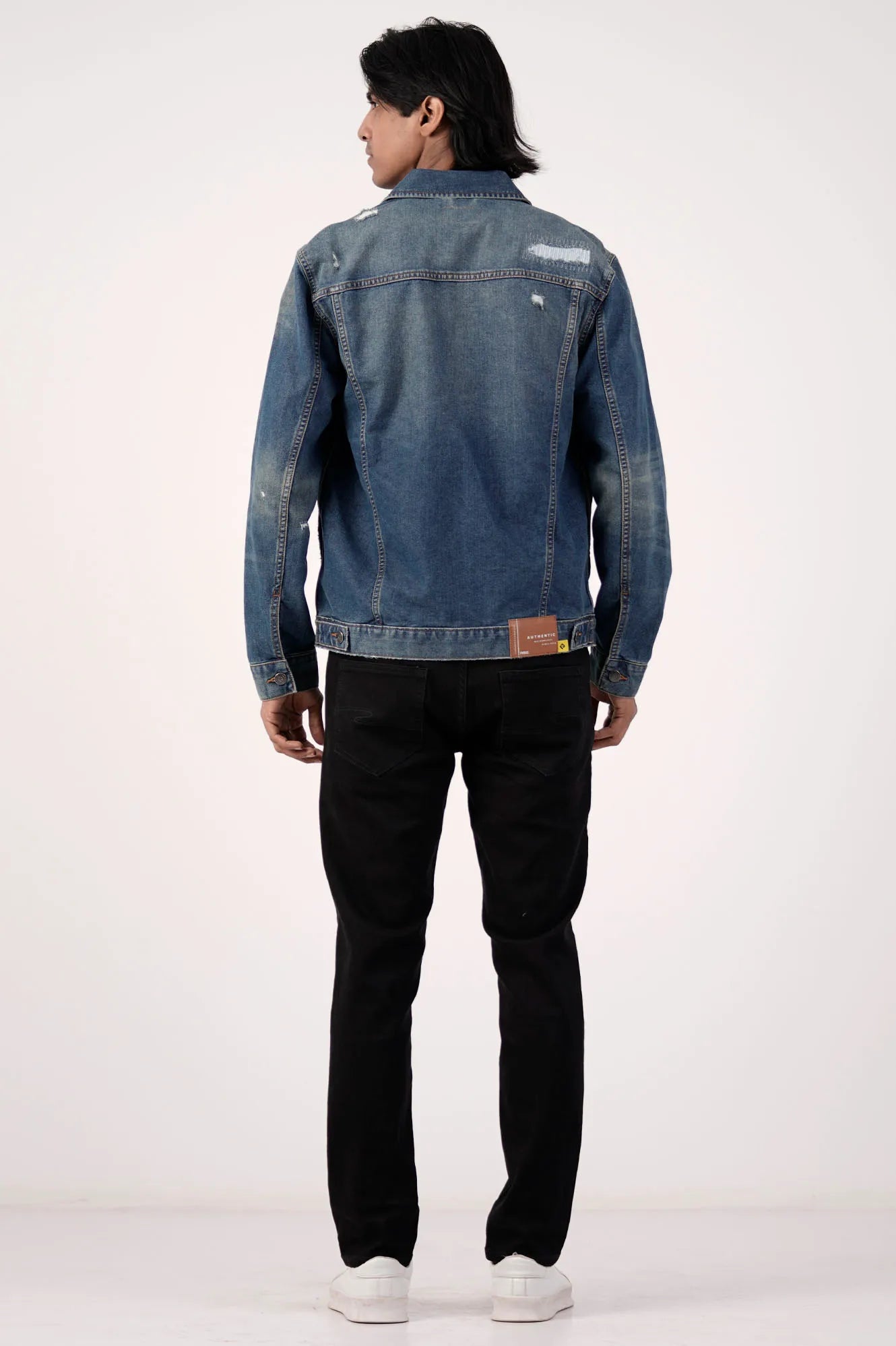 Men's Denim Jacket (Medium Wash)