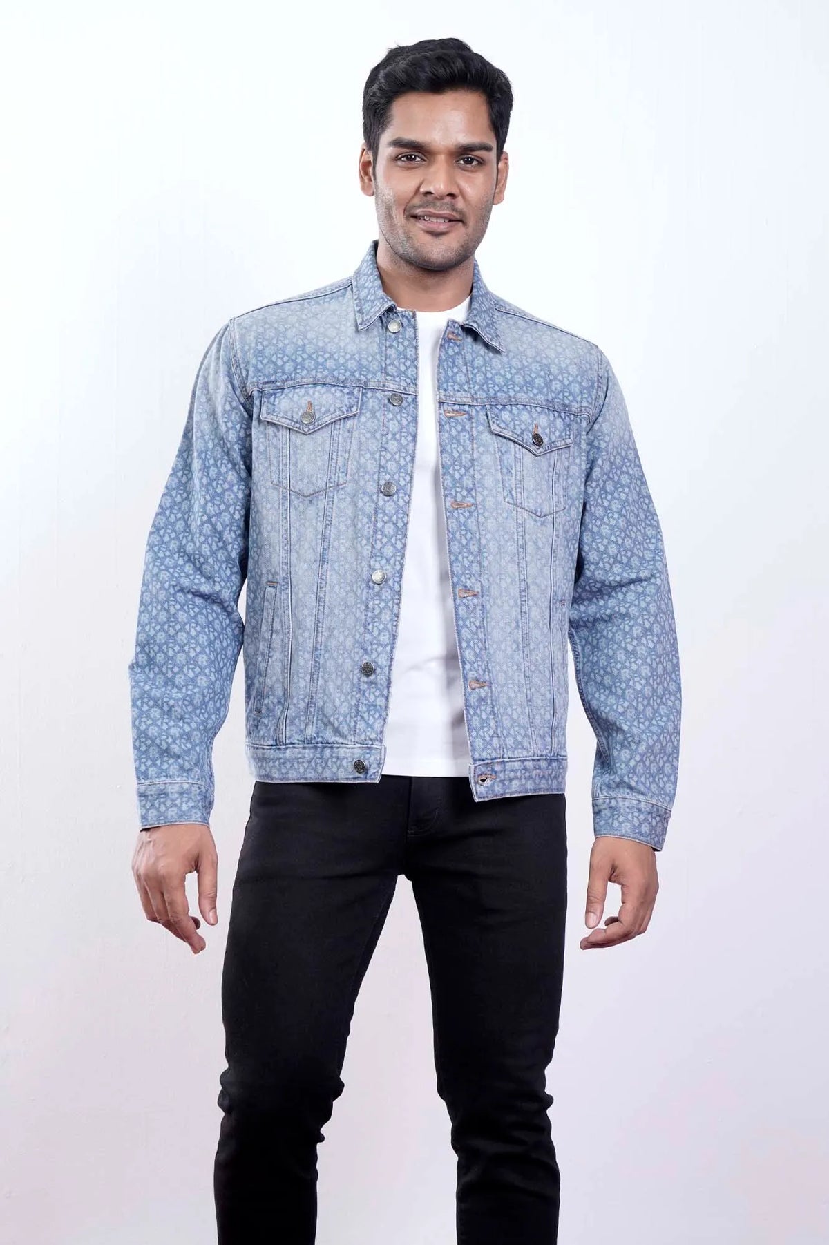 Men's Denim Jacket (Medium Wash)
