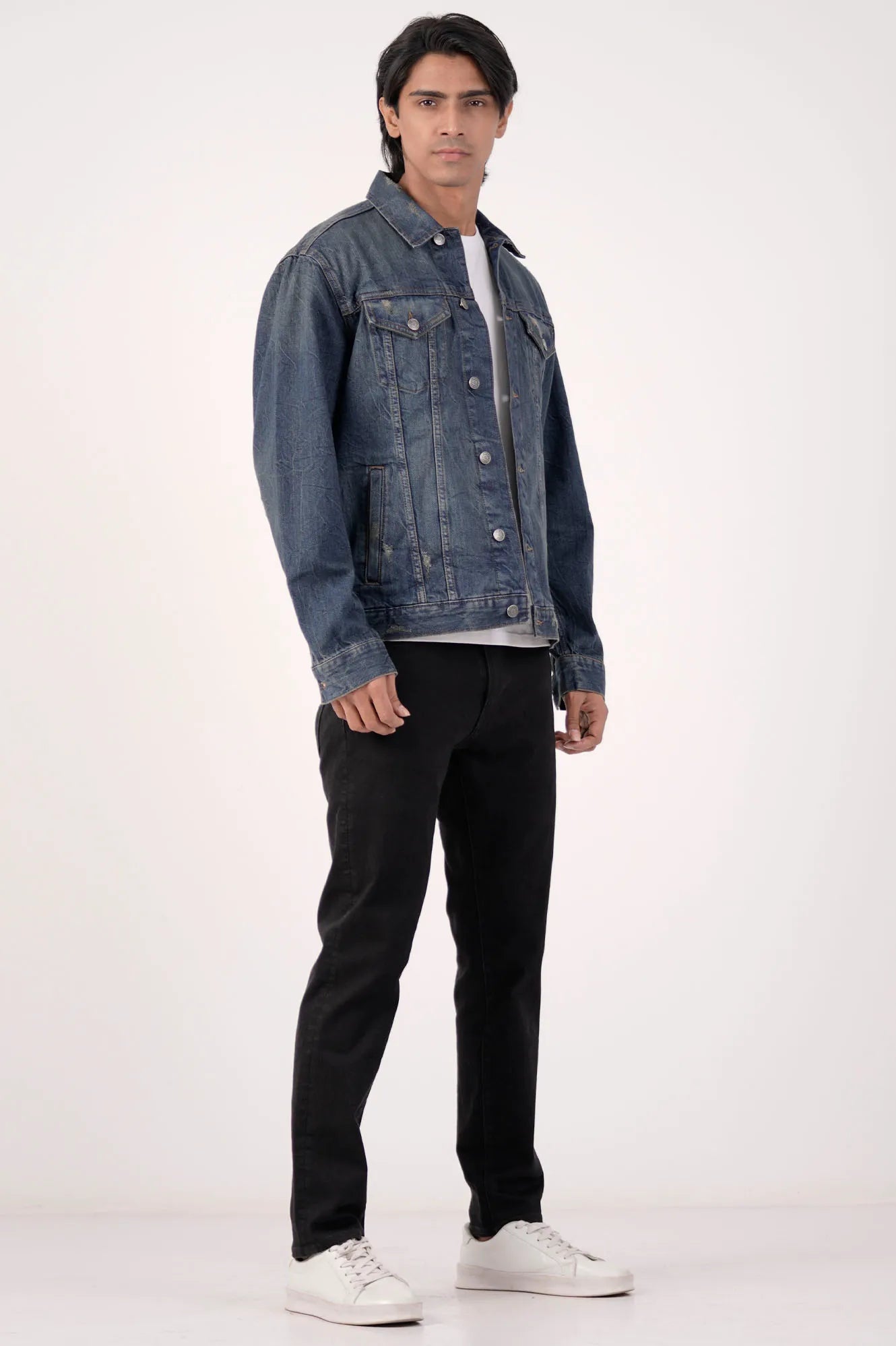 Men's Denim Jacket (Dark Wash)