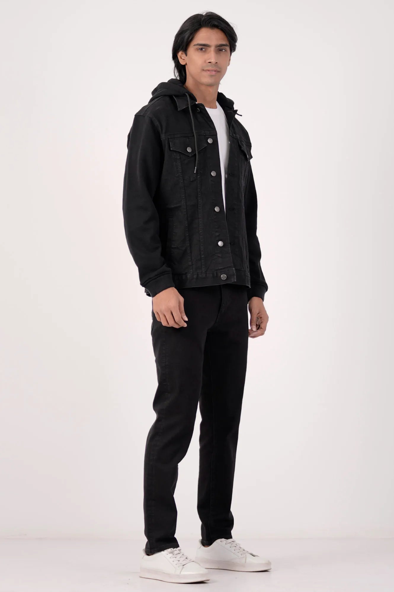 Men's Denim Jacket (Black)