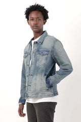 Men's Denim Jacket (Medium Wash)