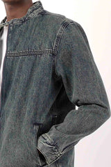 Men's Denim Jacket (Medium Wash)