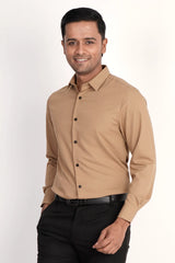 Mens Formal Shirt (Brown)